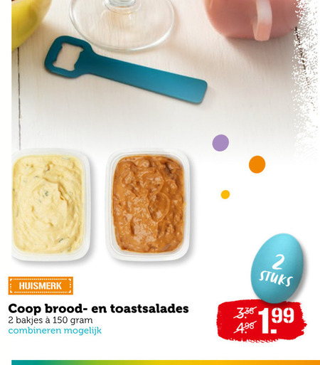 Coop Huismerk   salade folder aanbieding bij  Coop - details