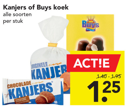 Kanjers   stroopwafels, koek folder aanbieding bij  Deen - details