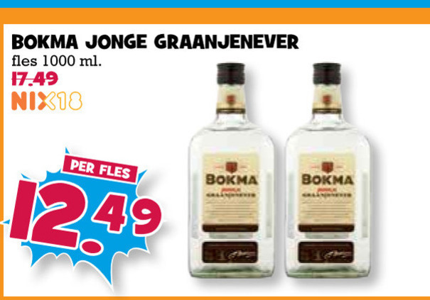 Bokma   jenever folder aanbieding bij  Boons Markt - details