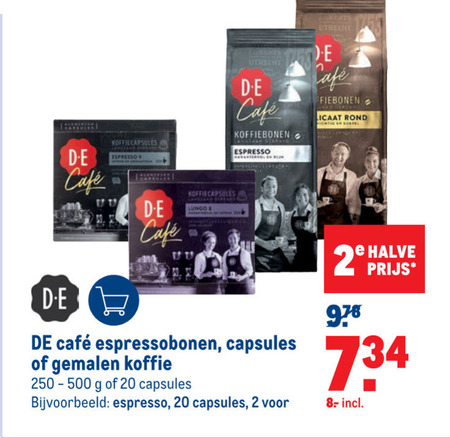 Douwe Egberts   koffiebonen, koffiecups folder aanbieding bij  Makro - details