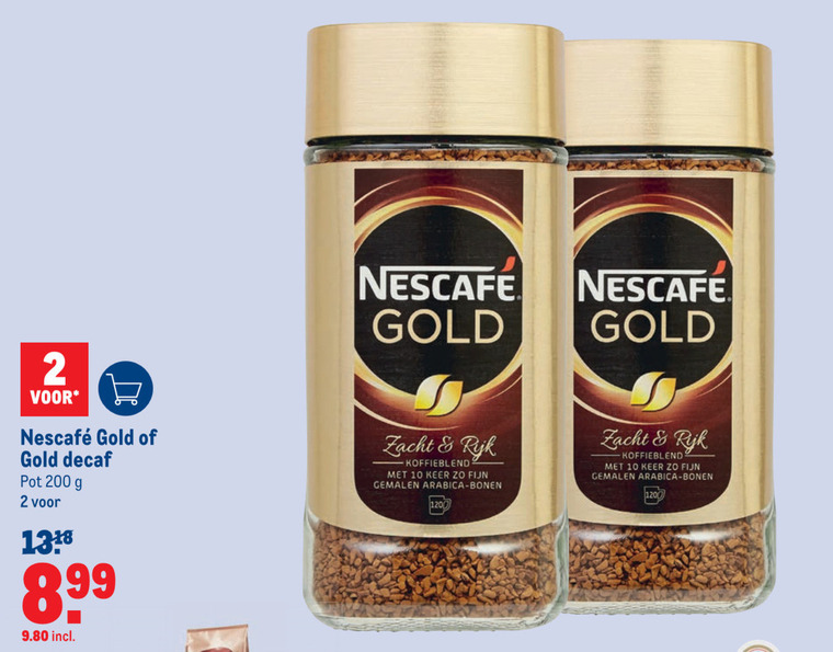 Nescafe   oploskoffie folder aanbieding bij  Makro - details