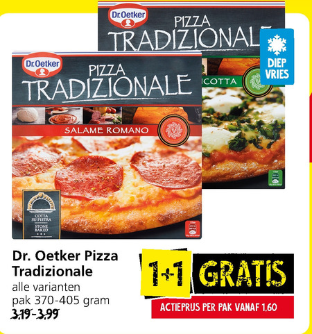 Dr Oetker   diepvriespizza folder aanbieding bij  Jan Linders - details