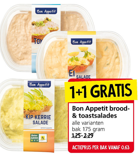 Bon Appetit   salade folder aanbieding bij  Jan Linders - details