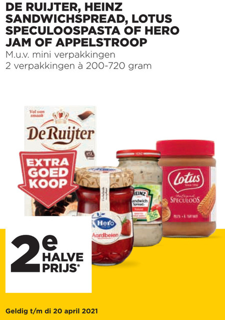 De Ruijter   hagelslag, appelstroop folder aanbieding bij  Jumbo - details