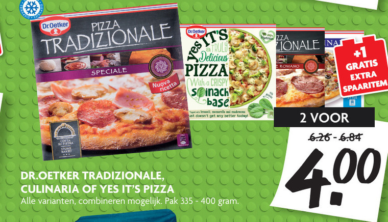 Dr Oetker   diepvriespizza folder aanbieding bij  Dekamarkt - details