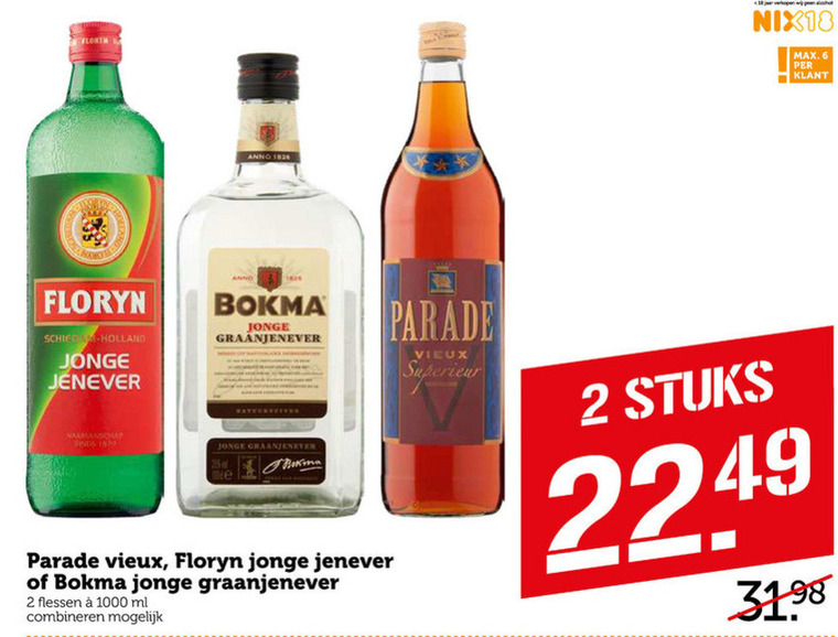 Bokma   vieux, jenever folder aanbieding bij  Coop - details