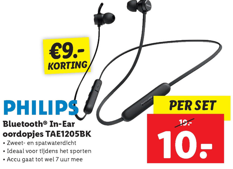 Philips   oortelefoon folder aanbieding bij  Lidl - details