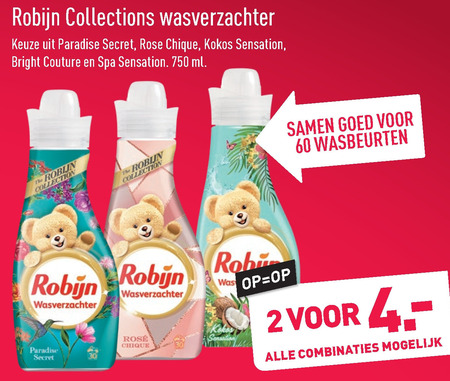 Robijn   wasverzachter folder aanbieding bij  Aldi - details