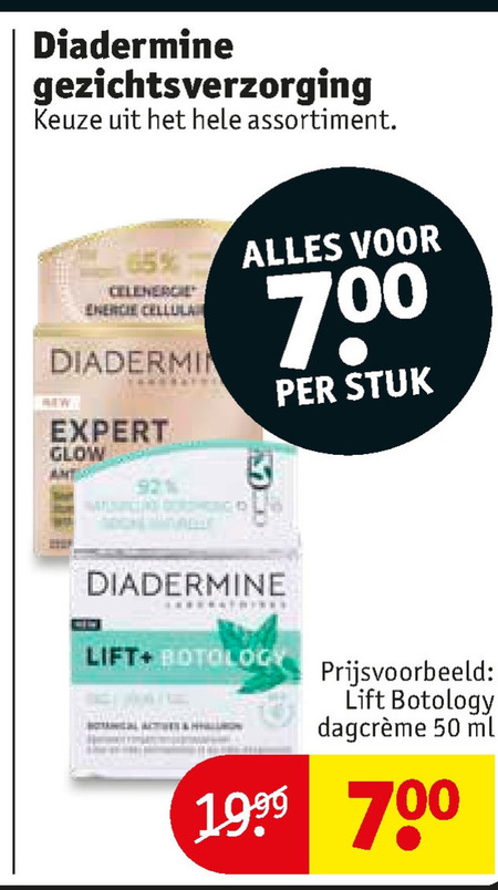 Diadermine   dagcreme, nachtcreme folder aanbieding bij  Kruidvat - details