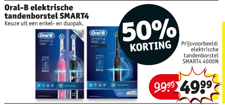 Braun Oral-B   electrische tandenborstel folder aanbieding bij  Kruidvat - details