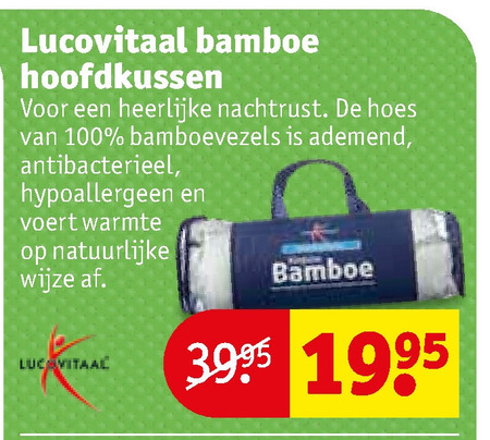 Klem Afrikaanse Kantine Lucovitaal hoofdkussen folder aanbieding bij Kruidvat - details