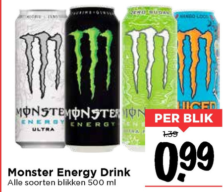 Monster   energiedrank folder aanbieding bij  Vomar - details