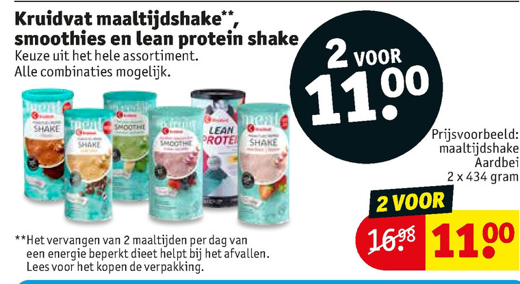 Kruidvat Huismerk   afslankmaaltijd folder aanbieding bij  Kruidvat - details