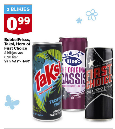 Hero   fruitdrank, frisdrank folder aanbieding bij  Hoogvliet - details