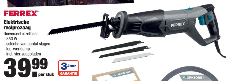 Ferrex   reciprozaag folder aanbieding bij  Aldi - details