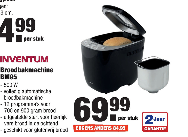 Inventum   broodbakmachine folder aanbieding bij  Aldi - details