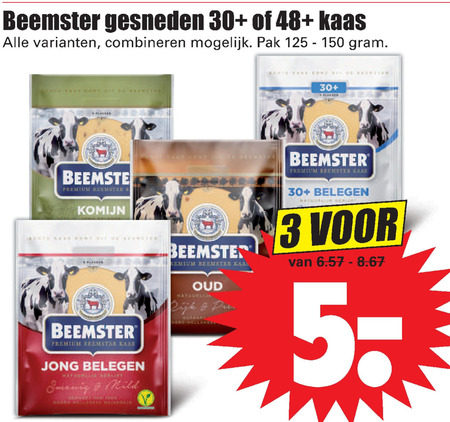 Beemster   kaasplakken folder aanbieding bij  Dirk - details