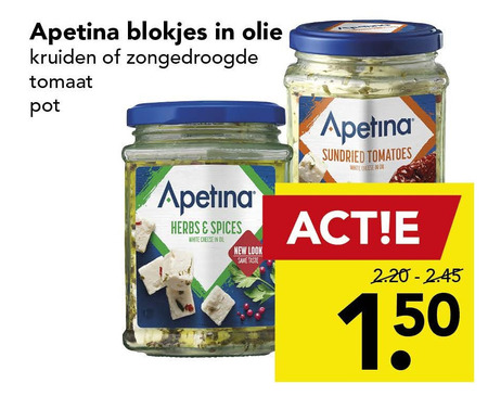 Apetina   feta folder aanbieding bij  Deen - details