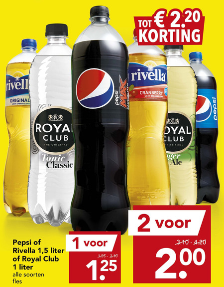 Pepsi   cola, frisdrank folder aanbieding bij  Deen - details