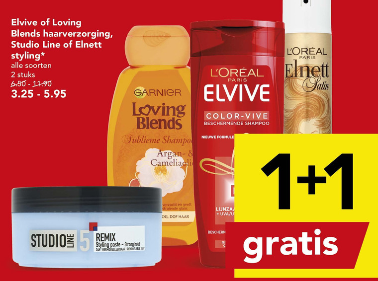 Elvive   shampoo folder aanbieding bij  Deen - details