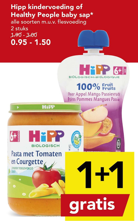 Hipp   babyvoeding folder aanbieding bij  Deen - details