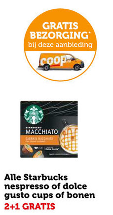 Starbucks   koffiebonen folder aanbieding bij  Coop - details