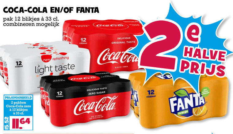 Coca-Cola   frisdrank, cola folder aanbieding bij  Boons Markt - details