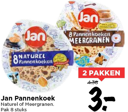 Jan   pannenkoek folder aanbieding bij  Vomar - details