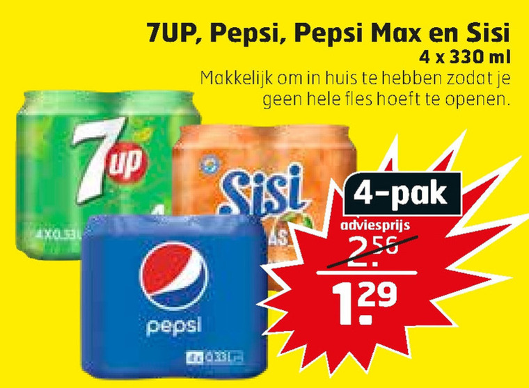 Pepsi   cola, frisdrank folder aanbieding bij  Trekpleister - details