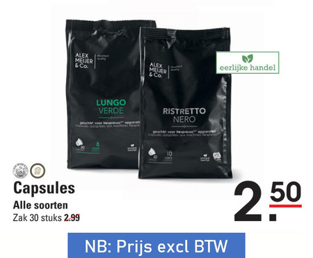 Alex Meijer   koffiecups folder aanbieding bij  Sligro - details