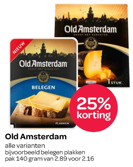 Old Amsterdam   kaas, kaasplakken folder aanbieding bij  Spar - details