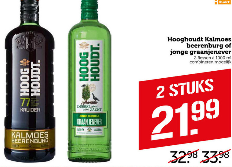 Hooghoudt   jenever, berenburg folder aanbieding bij  Coop - details