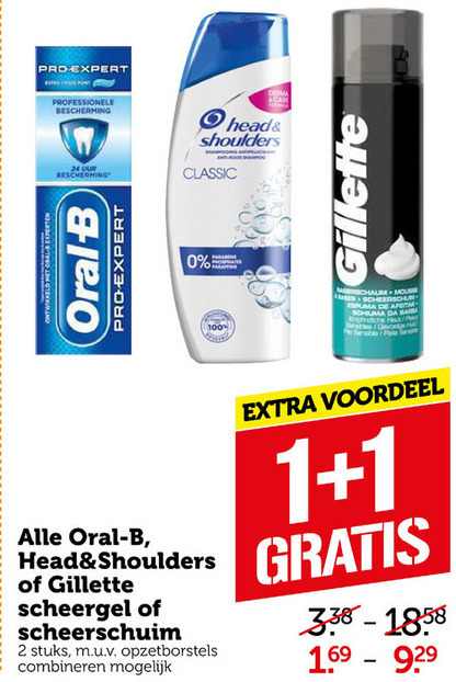 Head and Shoulders   tandpasta, scheerschuim folder aanbieding bij  Coop - details