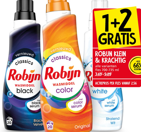 Robijn   wasmiddel folder aanbieding bij  Jan Linders - details