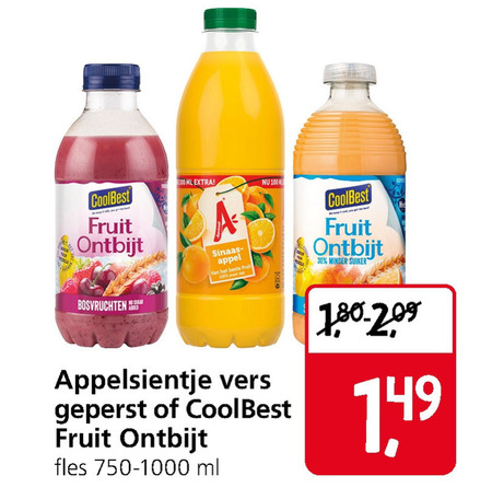 Appelsientje   vruchtensap folder aanbieding bij  Jan Linders - details