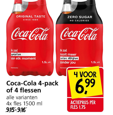 Coca-Cola   cola folder aanbieding bij  Jan Linders - details