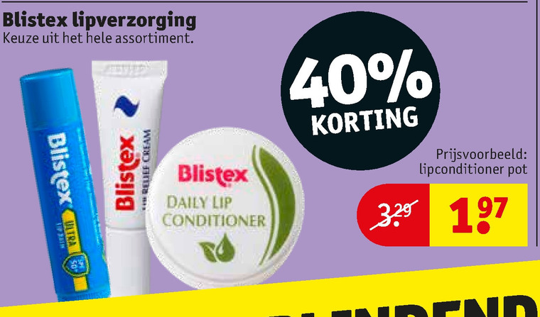 Blistex   lippenbalsem folder aanbieding bij  Kruidvat - details