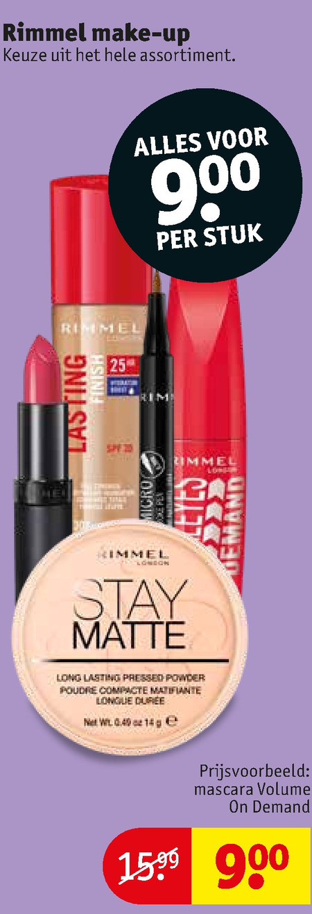 Rimmel   cosmetica, nagellak folder aanbieding bij  Kruidvat - details