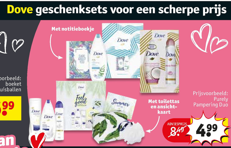 Dove   geschenkset folder aanbieding bij  Kruidvat - details