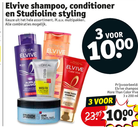 Studio Line   hairspray, haargel folder aanbieding bij  Kruidvat - details