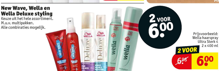 Wella   hairspray, haargel folder aanbieding bij  Kruidvat - details