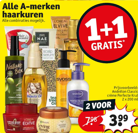 Alle merken   haarmasker, haarserum folder aanbieding bij  Kruidvat - details