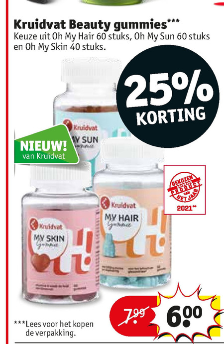 Kruidvat Huismerk   voedingssupplement folder aanbieding bij  Kruidvat - details