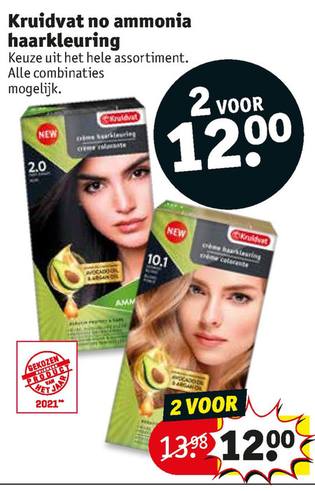 Kruidvat Huismerk   haarkleuring folder aanbieding bij  Kruidvat - details