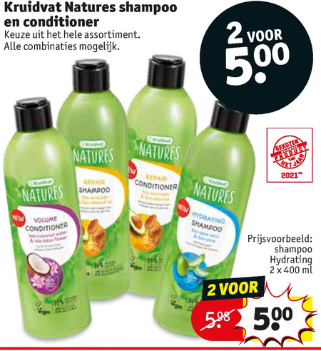 Kruidvat Huismerk   conditioner, shampoo folder aanbieding bij  Kruidvat - details