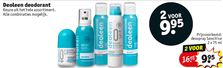 Deoleen   deodorant folder aanbieding bij  Kruidvat - details