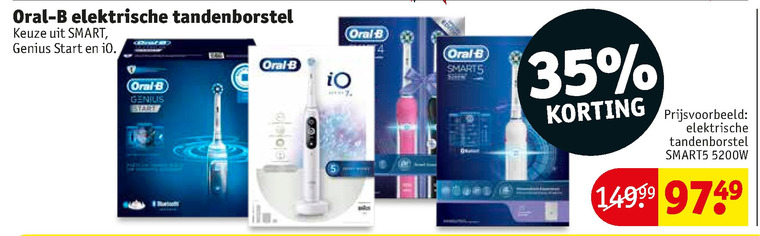 Braun Oral-B   electrische tandenborstel folder aanbieding bij  Kruidvat - details