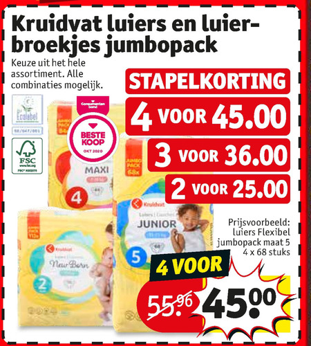 Kruidvat Huismerk   luiers, luierbroekjes folder aanbieding bij  Kruidvat - details