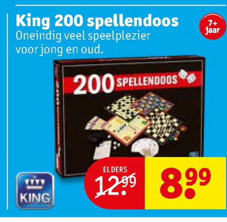 King   spellendoos folder aanbieding bij  Kruidvat - details