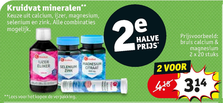 Kruidvat Huismerk   voedingssupplement folder aanbieding bij  Kruidvat - details